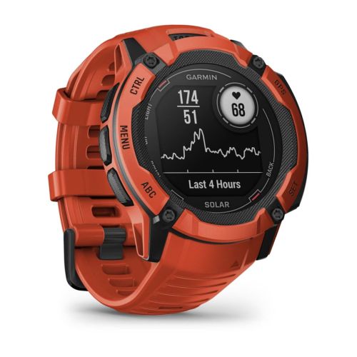 Мультиспортивные часы Garmin INSTINCT 2x Solar Flame Red