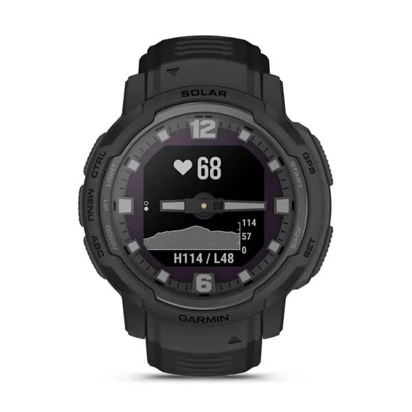 Мультиспортивные часы Garmin INSTINCT Crossover Solar Tactical Black 