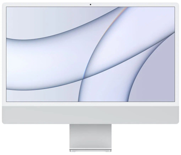 Apple iMac 24" Retina 4K, M1 (8C CPU, 8C GPU), 16 ГБ, 512 ГБ SSD, Silver (серебристый) русская клавиатура