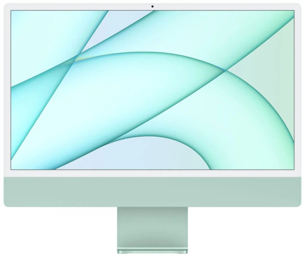 Apple iMac 24" Retina 4K, M1 (8C CPU, 8C GPU), 16 ГБ, 256 ГБ SSD, Green (зеленый), русская клавиатура