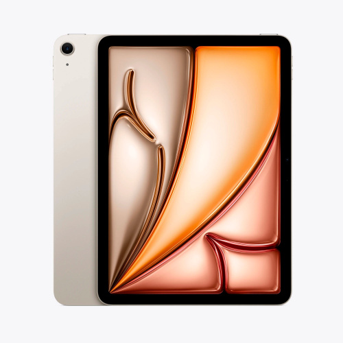 Apple iPad Air 11 2024 M2, 128 ГБ, Wi-Fi, Starlight (сияющая звезда)