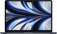Apple MacBook Air 13" (M2, 8C CPU, 10C GPU, 2022), 8 ГБ, 512 ГБ SSD, Midnight («Полуночный черный»)