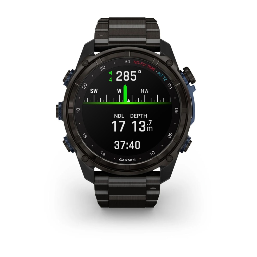 Garmin Descent MK3i 51mm Carbon Gray DLC with Titanium Band
