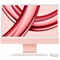 Apple iMac 24" Retina 4,5K, M3 (8C CPU, 8C GPU, 2023), 8 ГБ, 256 ГБ SSD, Pink (розовый) английсская клавиатура