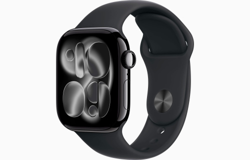 Apple Watch S11 42mm, Jet Black Al Black SB M/L GPS MEQU4 