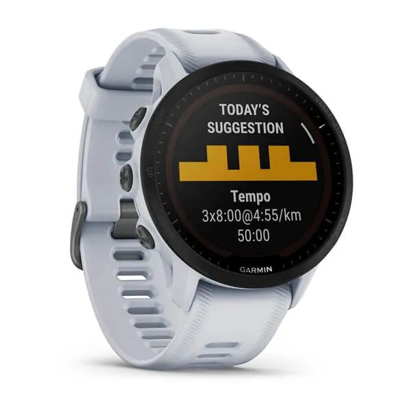 Мультиспортивные часы Garmin ForeRunner 955 Solar Whitestone