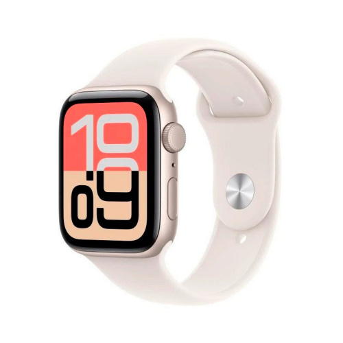 Apple Watch SE 3, 40 mm, S/M, Starlight, 2025, MEH34