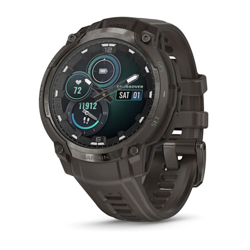 фотоМультиспортивные часы Garmin Instinct Crossover AMOLED Charcoal