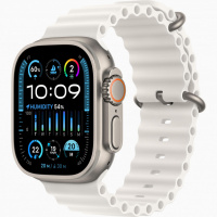 Apple Watch Ultra 2, 49mm, Titanium White Ocean Band