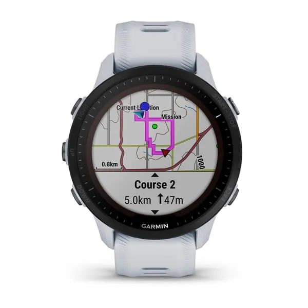 Мультиспортивные часы Garmin ForeRunner 955 Solar Whitestone