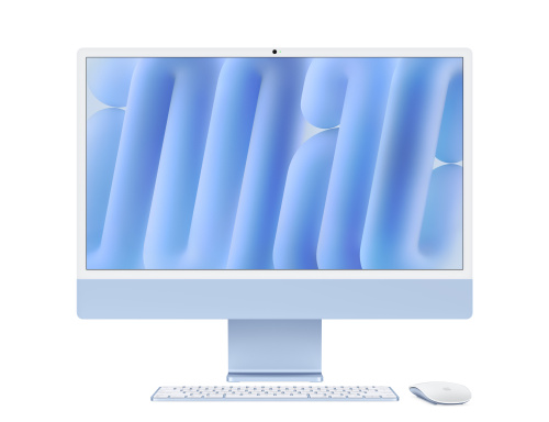 Apple iMac 24" Retina 4,5K, M4 (8C CPU, 8C GPU, 2024), 16GB, 256GB SSD, Blue (синий)