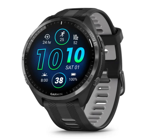 Фото Мультиспортивные часы Garmin ForeRunner 965, Titanium, Black