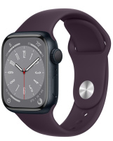 Apple Watch Series 8, 41 мм, Midnight/Elberberry sport loop