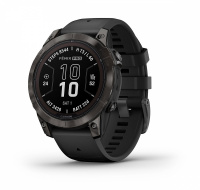 Мультиспортивные часы Garmin Fenix 7 Pro Sapphire Solar Сarbon Gray