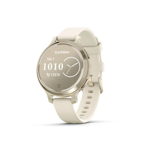 Умные часы Garmin Lily 2 Active lunar Gold with Bone Silicone Band