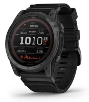 Мультиспортивные часы Garmin Tactix 7 Pro Ballistics Edition с черным нейлоновым ремешком