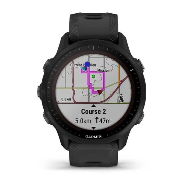 Мультиспортивные часы Garmin ForeRunner 955 Solar Black