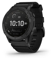 Мультиспортивные часы Garmin Tactix Delta Solar черный DLC с нейлоновым ремешком