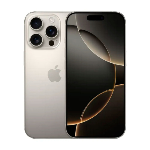 Apple iPhone 16 Pro, dual-SIM, 128 GB, Natural Titanium (титановый бежевый)