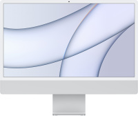 Apple iMac 24" Retina 4K, M1 (8C CPU, 8C GPU), 8 ГБ, 512 ГБ SSD, Silver (серебристый), английская клавиатура