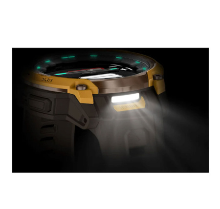 фотоМультиспортивные часы Garmin Instinct Crossover AMOLED Bronze/Sunburst