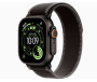 Apple Watch Ultra 3, 49mm, Black, Black Charcoal Trail Loop M/L