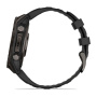 Умные часы Garmin Fenix 8, 47 мм, Amoled Sapphire Carbon Gray DLC Titanium with Black/Pebble Gray Silicone