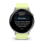 Мультиспортивные часы Garmin Venu 4, 45 мм, Silver with Citron Silicone Band фото