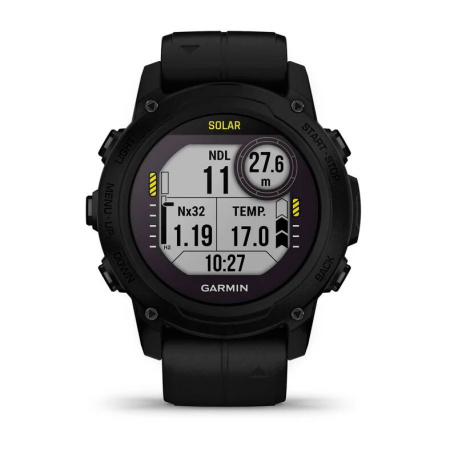 Мультиспортивные часы Garmin Descent G1 Solar Dive Computer Black