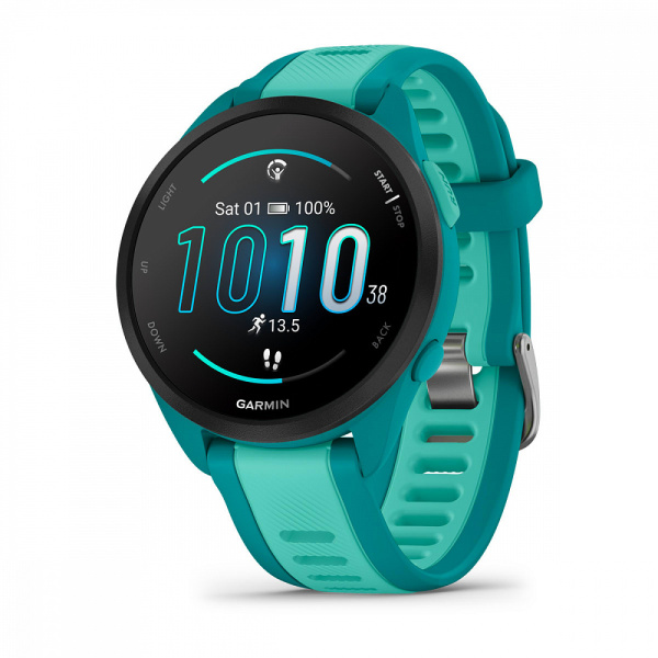 Фото Мультиспортивные часы Garmin ForeRunner 165 Music Turquoise/Aqua