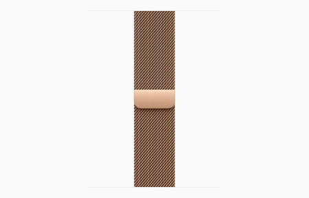 Apple Watch S11 46mm Gold Titanium / Gold Milanese loop M/L