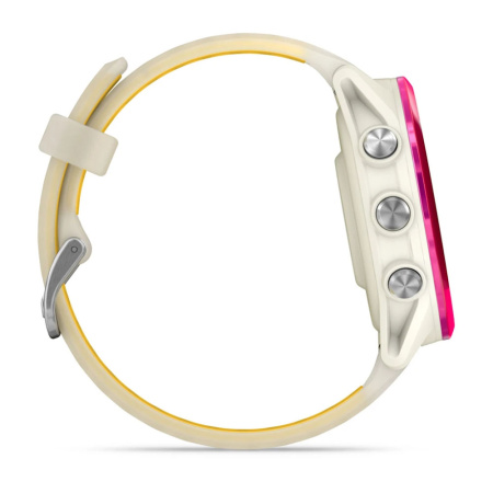 Фото Мультиспортивные часы Garmin ForeRunner 570 42mm Raspberry Aluminum with Translucent Bone/Mango Band