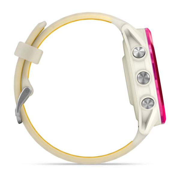 Фото Мультиспортивные часы Garmin ForeRunner 570 42mm Raspberry Aluminum with Translucent Bone/Mango Band