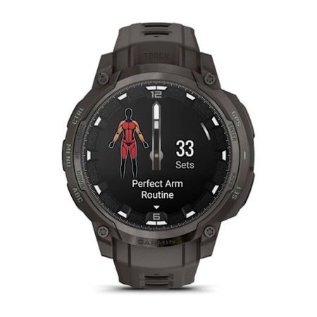фотоМультиспортивные часы Garmin Instinct Crossover AMOLED Charcoal