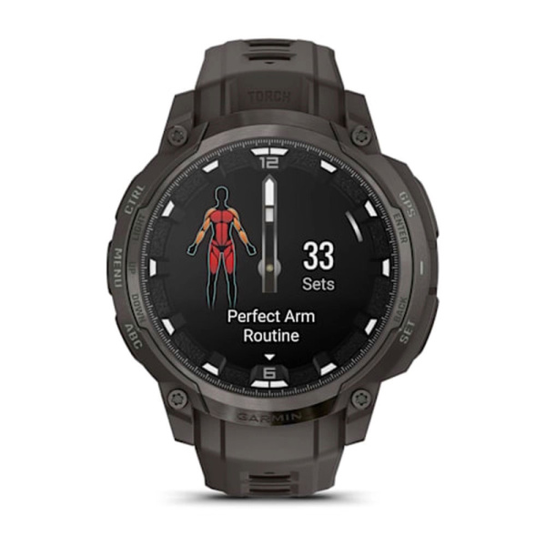 фотоМультиспортивные часы Garmin Instinct Crossover AMOLED Charcoal