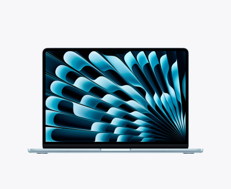 Фото Apple MacBook Air 13" (M5, 10C CPU, 10C GPU, 2026), 32 ГБ, 512 ГБ SSD, Sky Blue (небесно-голубой)