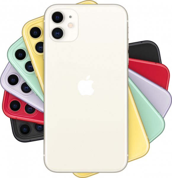 Apple iPhone 11, 128 ГБ, белый