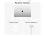 Apple MacBook Pro 14" (M1 Pro 10C CPU/16C GPU, 16 Gb, 1Tb SSD) Серебристый MKGT3