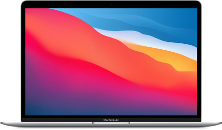 Apple MacBook Air 13" (M1, 8C CPU, 7C GPU, 2020), 8 ГБ, 256 ГБ SSD, Silver (серебристый)