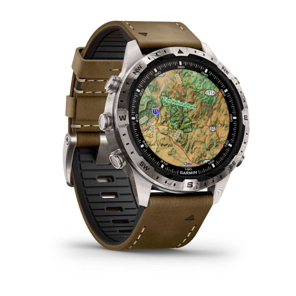 Мультиспортивные часы Garmin MARQ Adventurer Gen 2 Damascus Steel Edition