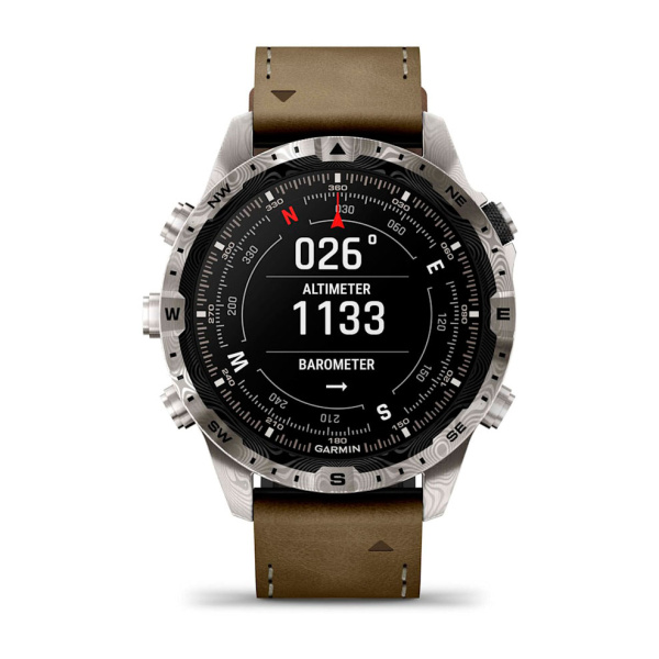 Мультиспортивные часы Garmin MARQ Adventurer Gen 2 Damascus Steel Edition