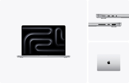 Фото Apple MacBook Pro 14" (M5 Max, 18C CPU, 32C GPU, 2026) 36ГБ, 2ТБ SSD, Silver (Серебристый)