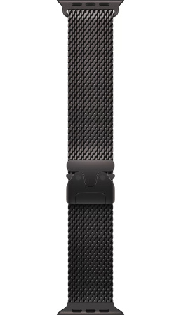 Apple Watch Ultra 2, 49 mm, Black Titanium Case with Black Milanese Loop (M) фото