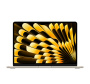 Apple MacBook Air 13" (M3, 8C CPU, 10C GPU, 2024), 16 ГБ, 512 ГБ SSD, Starlight («сияющая звезда»)