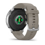 Мультиспортивные часы Garmin Venu 4, 45 мм, Silver with Silver Gray Silicone Band фото