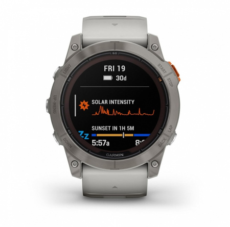 Мультиспортивные часы Garmin Fenix 7X Pro Sapphire Solar Fog Gray