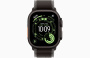 Apple Watch Ultra 3, 49mm, Black, Black Charcoal Trail Loop M/L