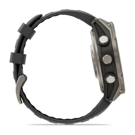 Умные часы Garmin Fenix 8 Pro, 51 мм, Amoled Sapphire Lens Carbon Grey DLC Tinanium With Black/Pebble Gray фото