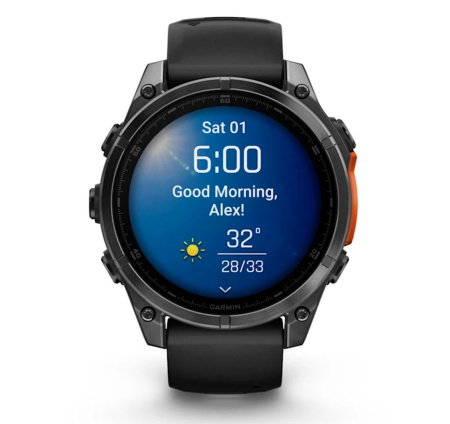 Умные часы Garmin Fenix 8, 47 мм, Amoled, Slate Gray