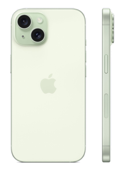 Apple iPhone 15 Sim+E-Sim 256GB Green (зеленый)